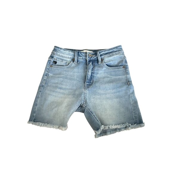 KANCAN Girls Light Wash Shorts Size Medium (8/10) - Picture 4 of 8